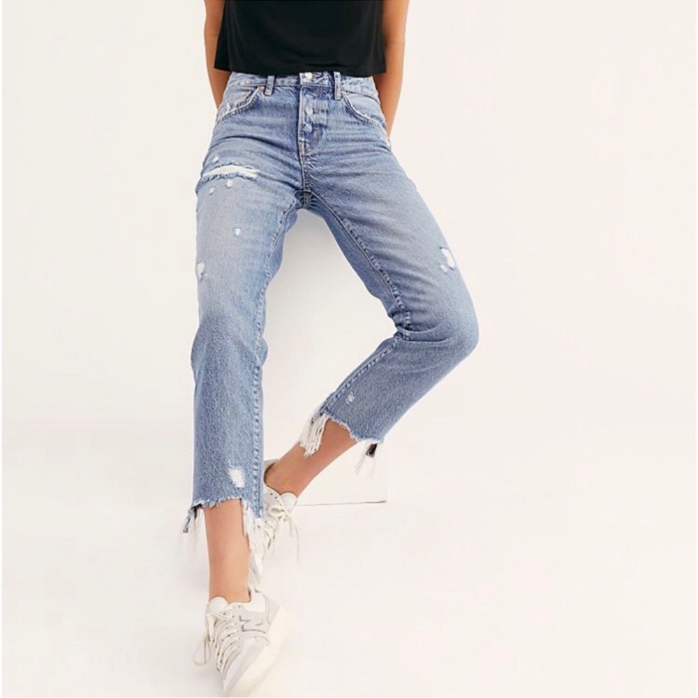 Free People Good Time Relaxed Skinny Jeans